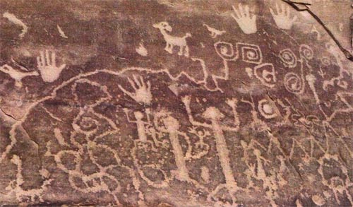 Petroglyphs on the Petroglyph Point Trail