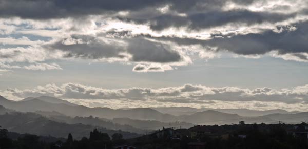 Ridgelines Fade in the Haze