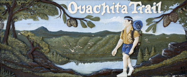 Ouachita Trail Sign
