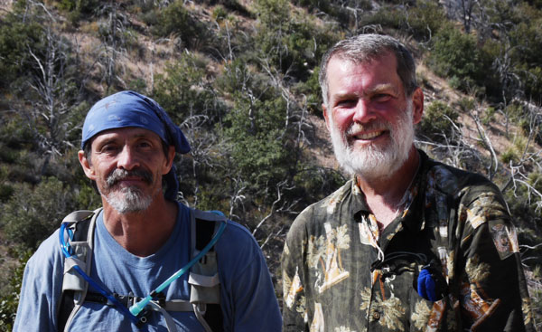 Fritz maintains the Arizona Trail north of Summerhaven.