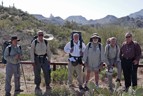 The group at the start in Phoenix.