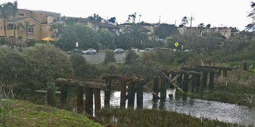 Old Trestle in Famosa Slough