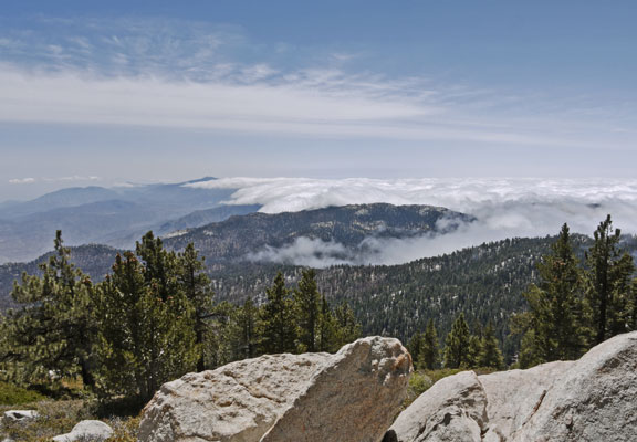 Clouds to West of San Jacinto Hogback