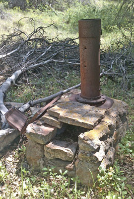 Stove at Combs Camp