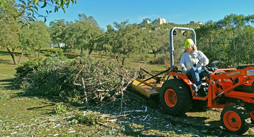 Gene on Brush Hog