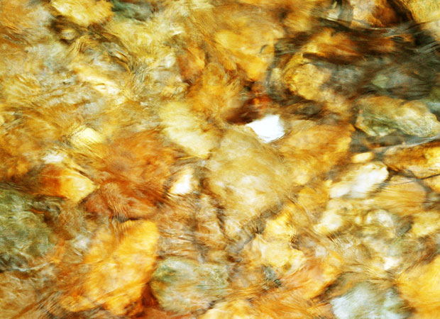 Stones in Flowing Creek