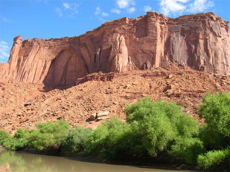 Arch Forming in Canyon Wall