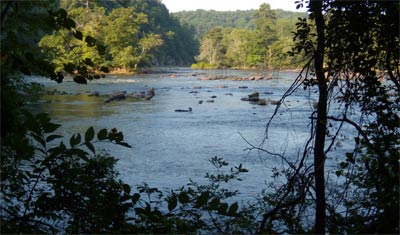 The Chatahoochie River from the East Palisades.