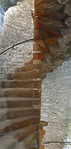 Helical Staircase at Chepstow Castle