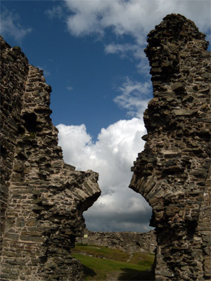 The Viewful Hilltop Ruins of Dinas Bran Castle