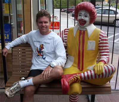 Larry and Ron after a tough bike ride.