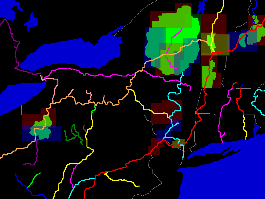 Northeast Trails, Maps